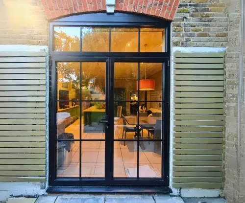Aluminium French Doors Ideas and Design Inspiration - Heritage French Doors in crittall Style
