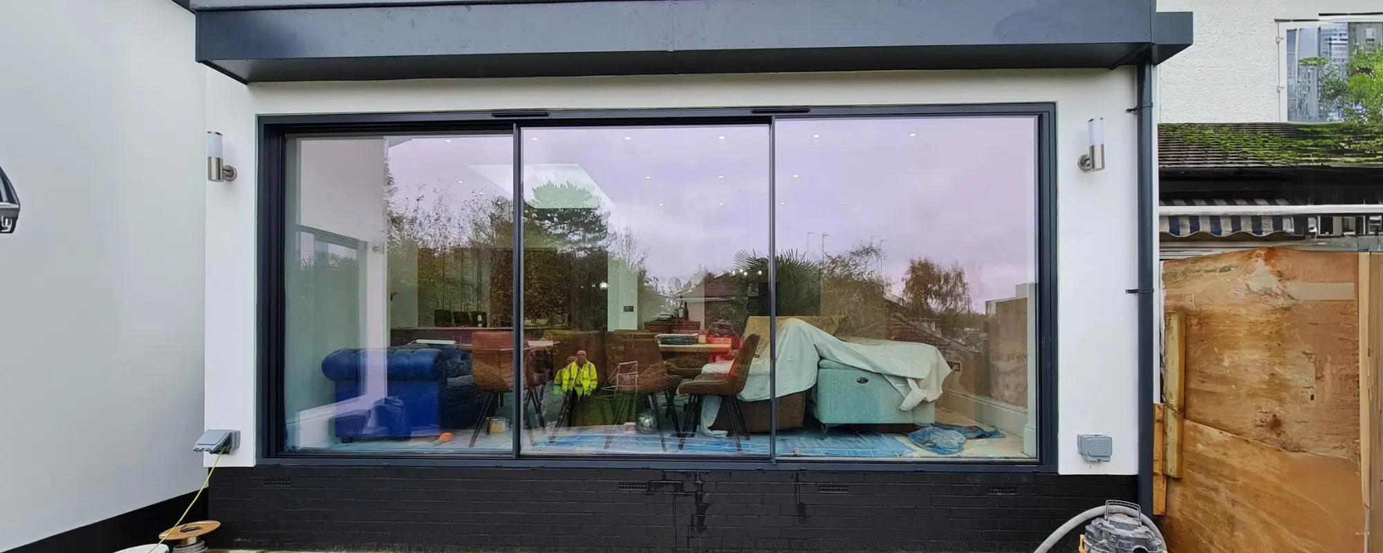 A image of patio door with cortizo cor vision plus sliding door system in london