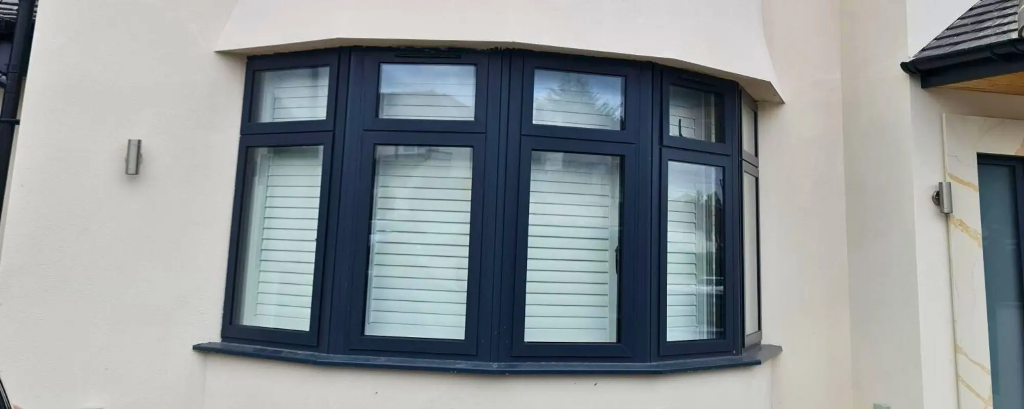 A Black Bow Windows in London.