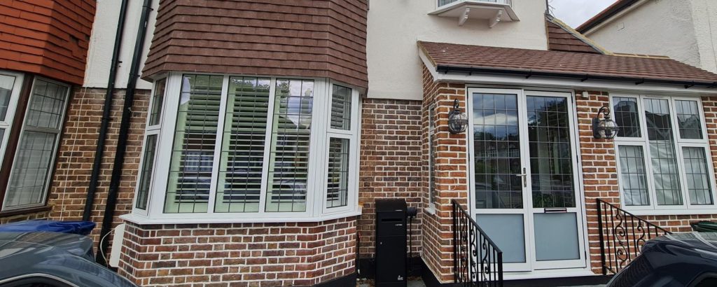 A london home with splayed bay windows installed